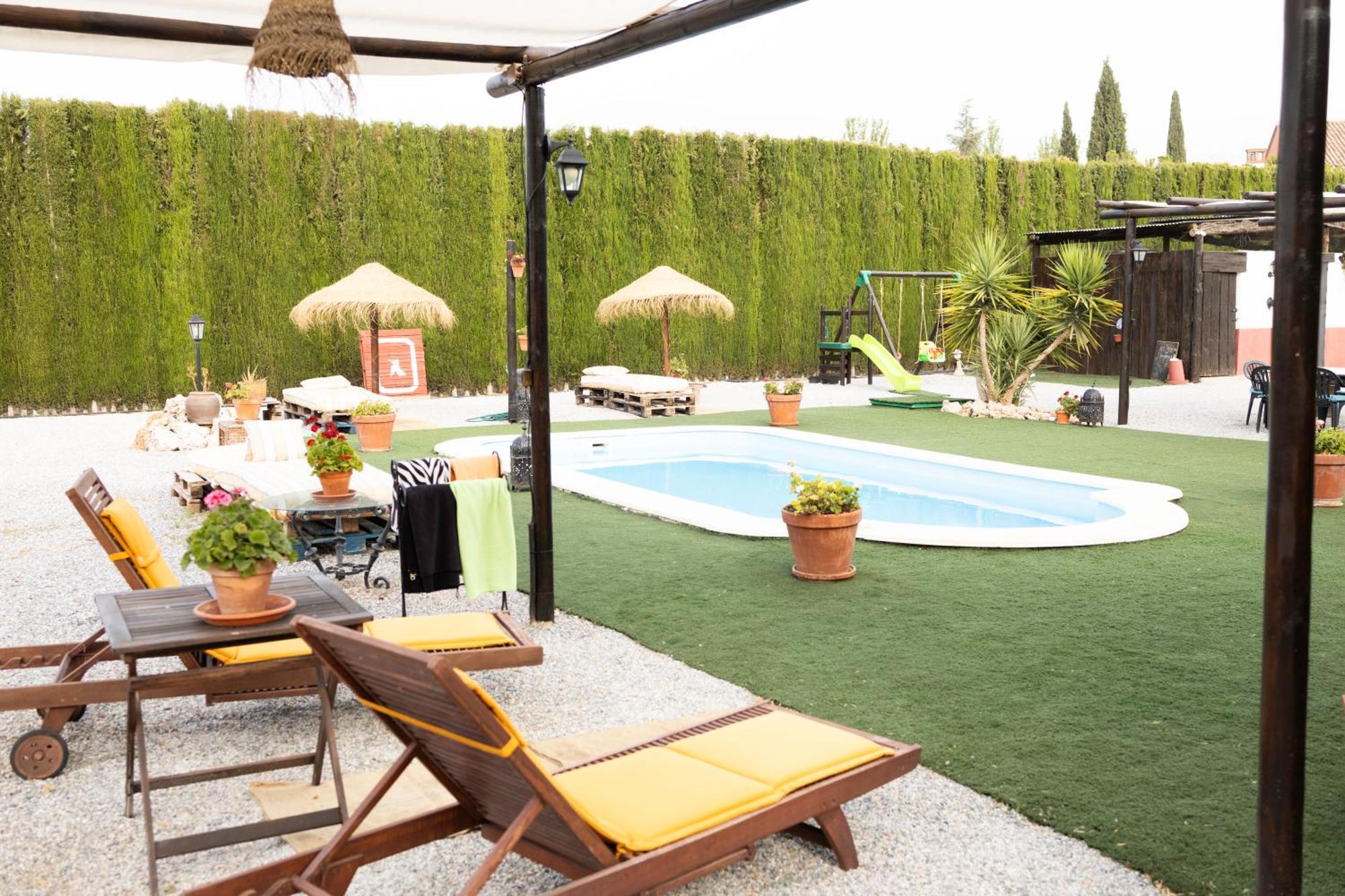 La Cuadra, Finca A Los Pies De Sierra Nevada, A 10 Minutos Del Centro, Piscina, Jardin, Barbacoa La Zubia  Exterior photo